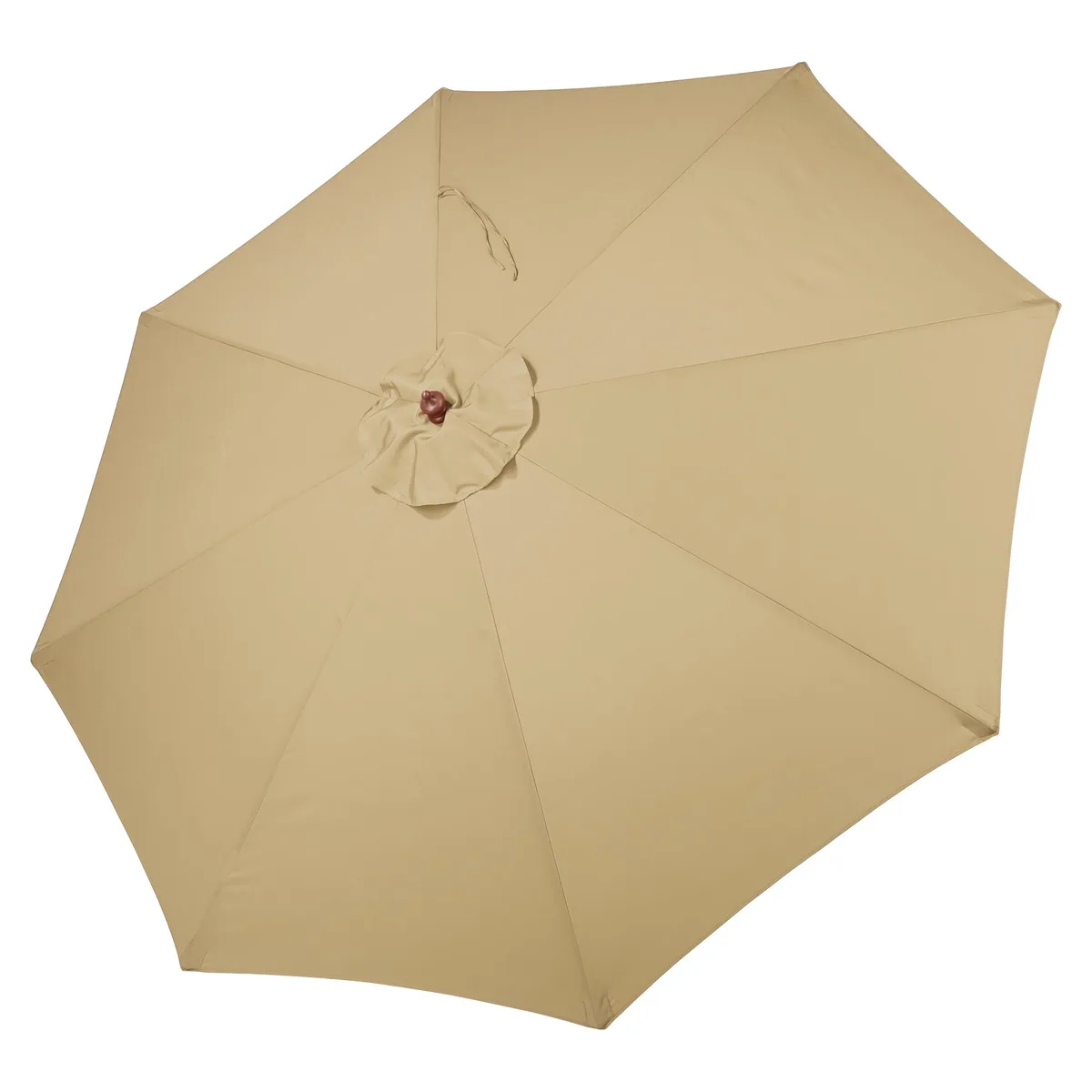 Yescom USA, Inc. Yescom USA, Inc. 9 Ft Patio Umbrella Replacement Canopy Coffee 8 Ribs 180g Polyester UV30+ — product photo