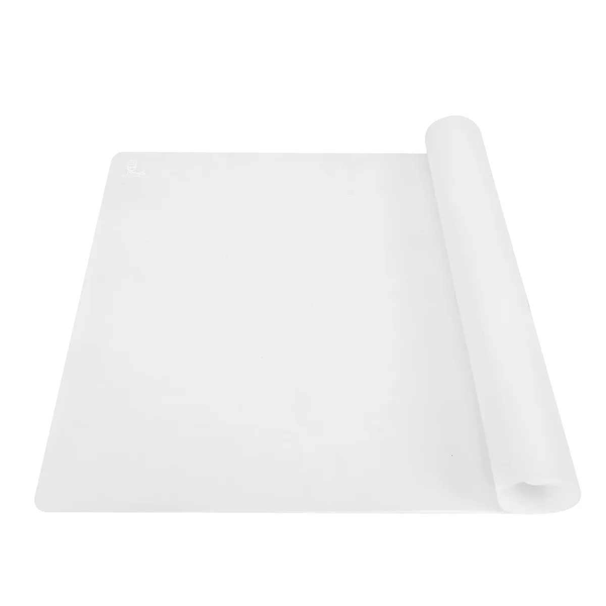 White translucent silicone mat 23.4 by 15.6 inches 1.1mm thick