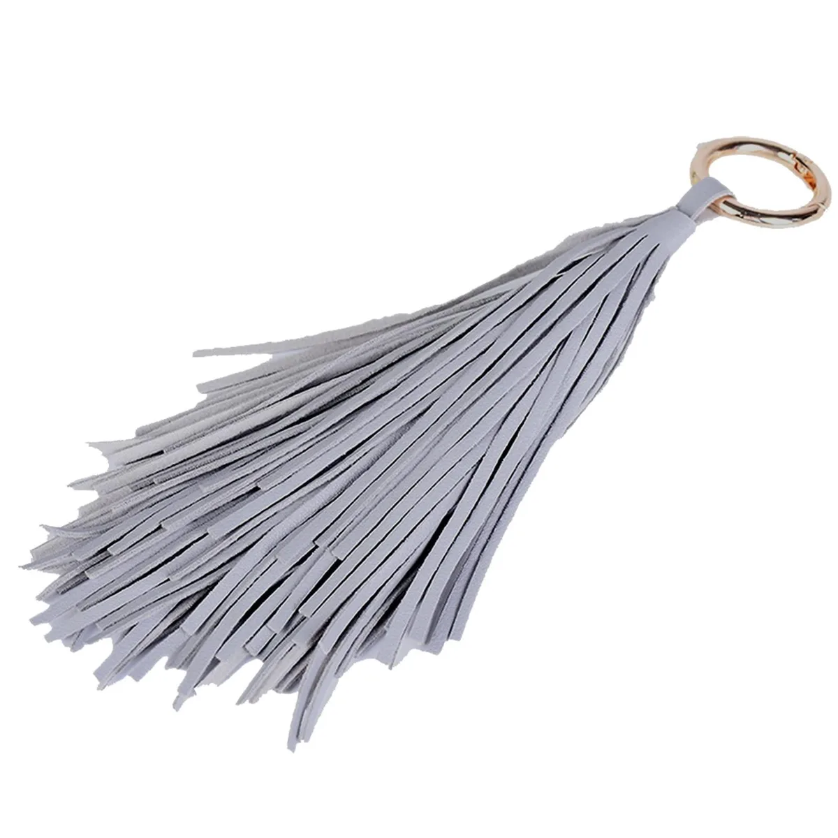  Viator Gear Leather Tassel Keychain Wallet (Gray-A) 21cm — product photo