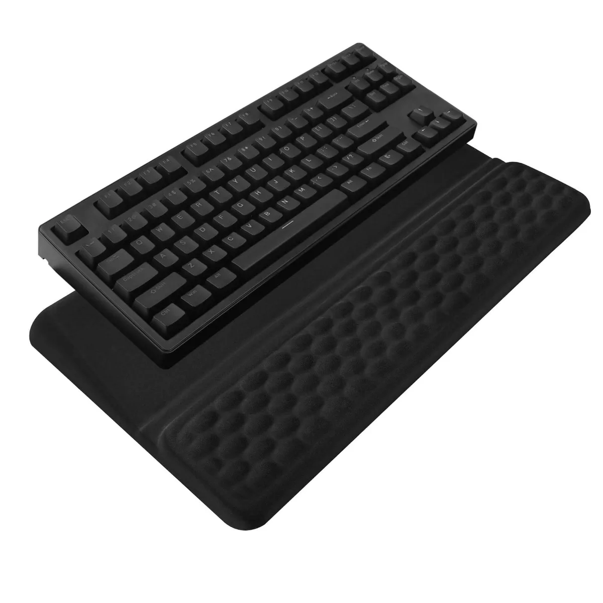  KEPUTAIER Keyboard Stand with Wrist Rest Memory Foam Black .83 kg — product photo