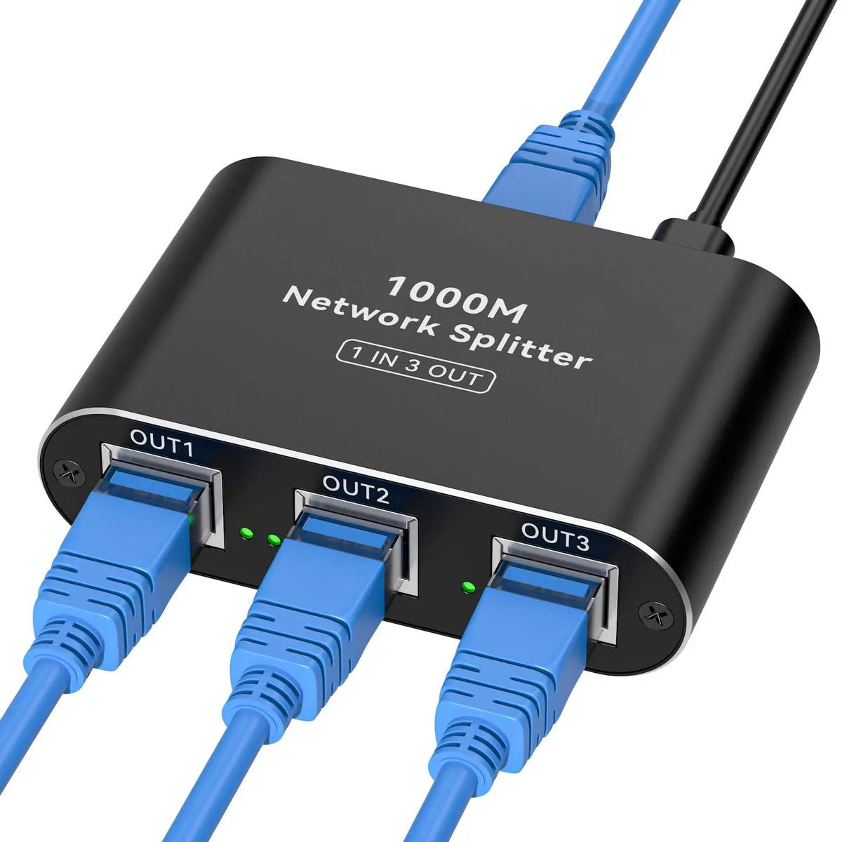  NETGEAR 1 to 3 Gigabit Ethernet Splitter USB-C Power — product photo