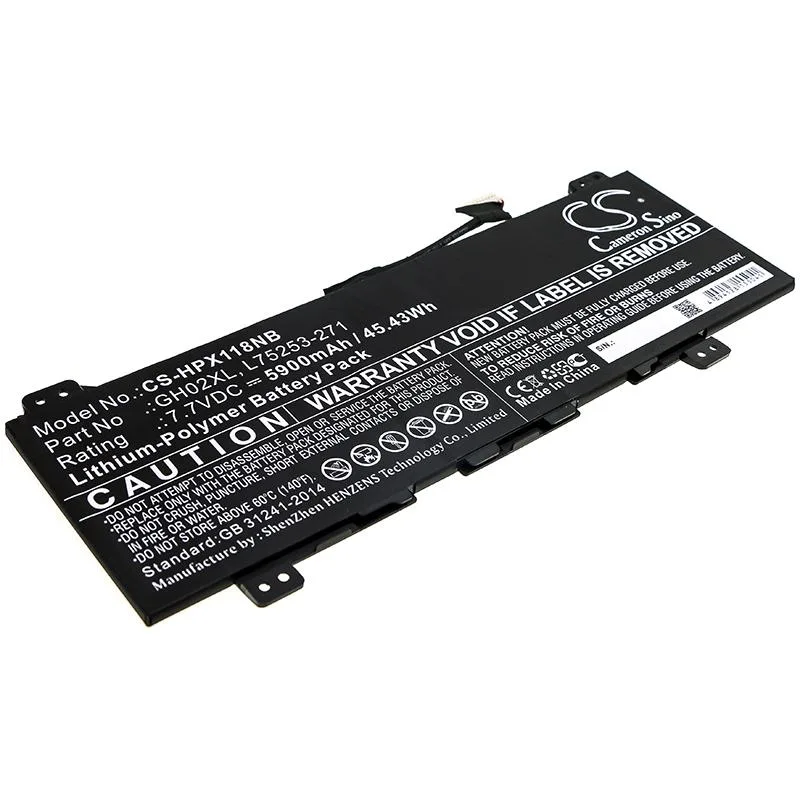 Cameron &amp; Co Cameron &amp; Co DS-CS-HPX118NB laptop battery 5.9 Ah 7.7 V 5900 mAh — product photo