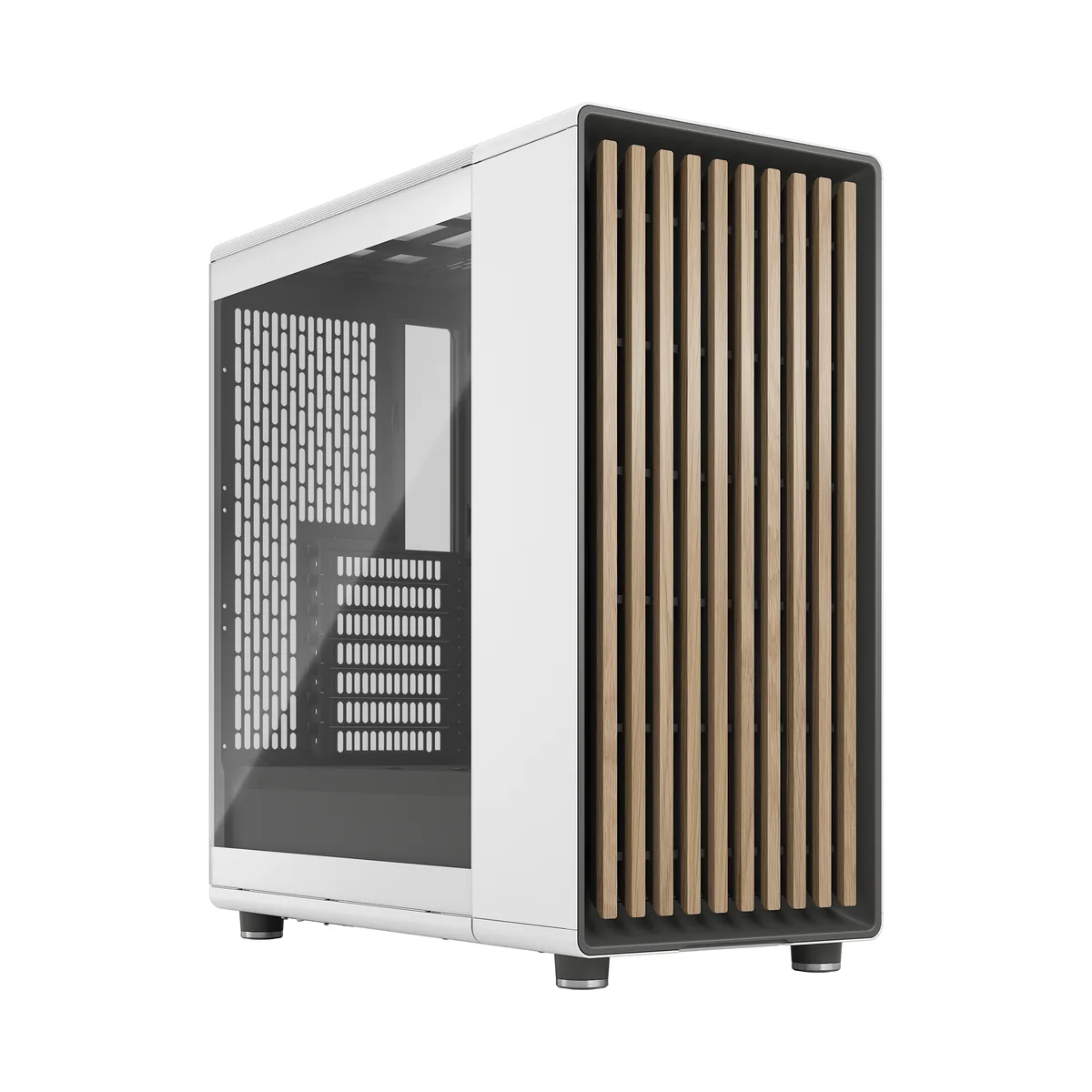 Fractal Design Fractal Design FD-C-NOR1C-04 North PC Case Chalk White Oak Front Tempered Glass — product photo