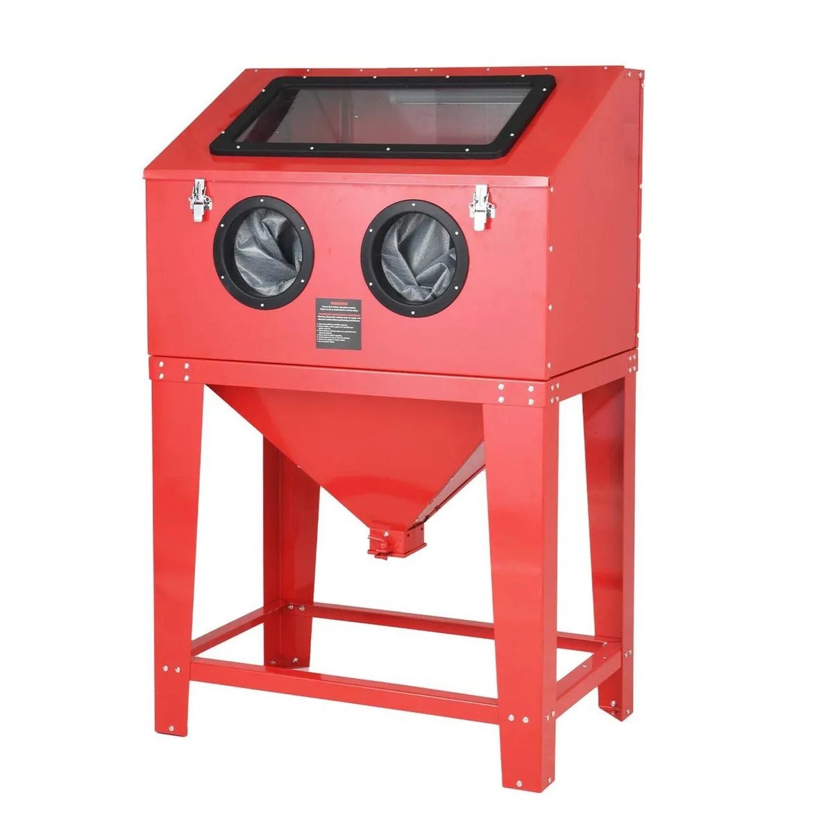 Oarlike Oarlike 90 Gallon Sandblasting Cabinet Red 120V 1.8 Gallon Dust Collector — product photo
