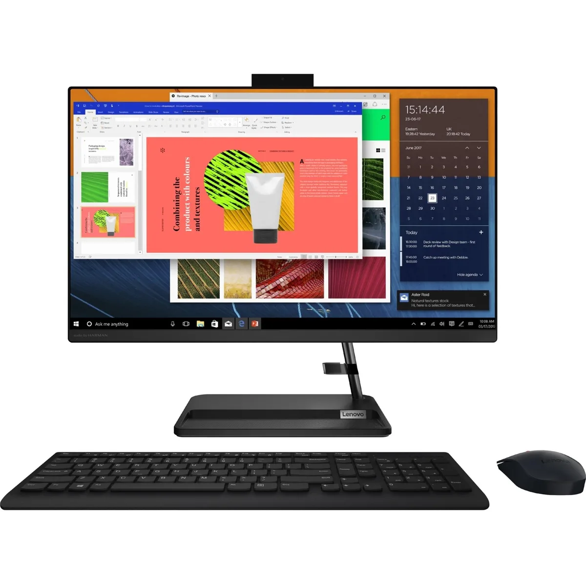 Lenovo Lenovo IdeaCentre 3 24ALC6 24" 16GB 512GB SSD Ryzen 5 5500U 2.1GHz Windows 10 Home Black — product photo
