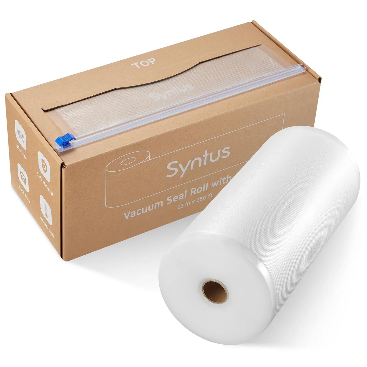 Syntus Vacuum Sealer Bags 11" x 150' Roll with Cutter — product photo