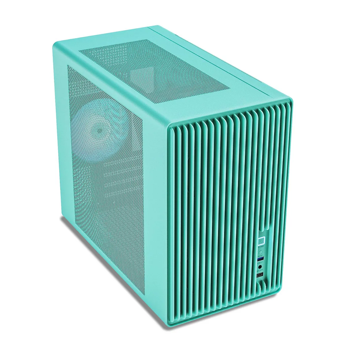 Vetroo Vetroo M06 Micro-ATX/Mini-ITX PC Case Mint Green — product photo