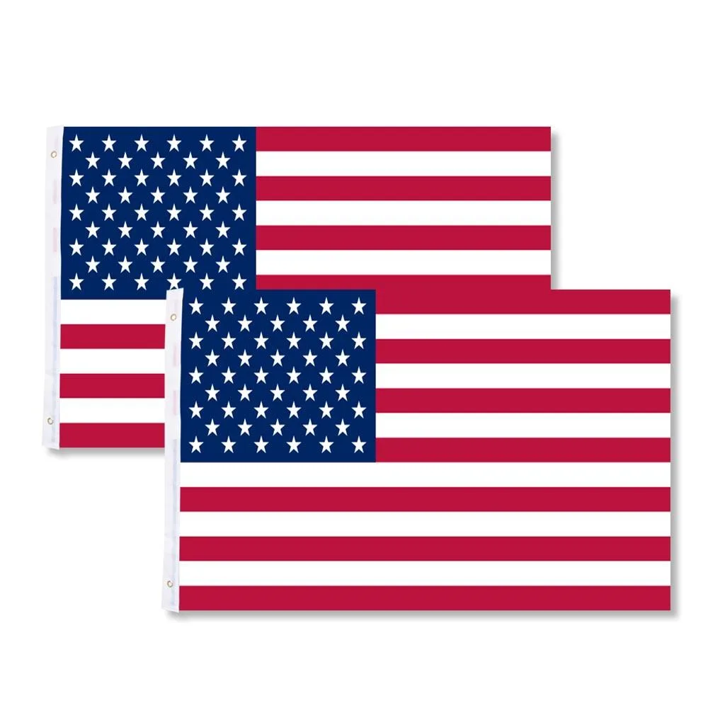 Yescom USA, Inc. Yescom USA, Inc. 2-Pack 3x5 ft American Flag Polyester 22FLA001-US-35ORx2 — product photo