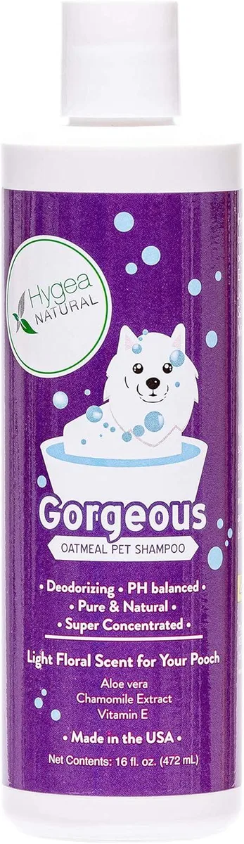 Hygea Products, LLC Hygea Products, LLC Gorgeous Oatmeal Pet Shampoo 16 oz — product photo