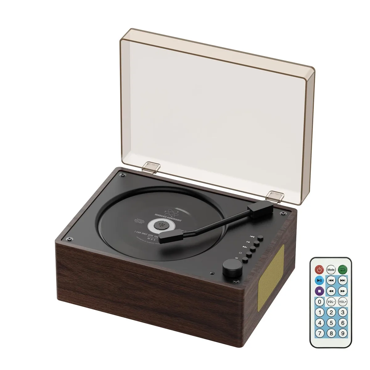 Portable CD Player Bluetooth 5.3 Brown — product photo