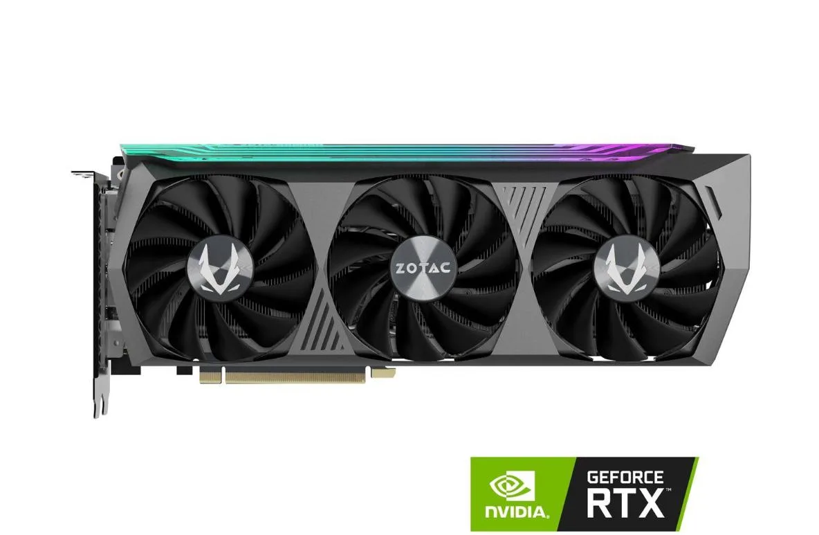 ZOTAC ZOTAC GeForce RTX 3070 Ti AMP Holo 8GB GDDR6X graphics card — product photo