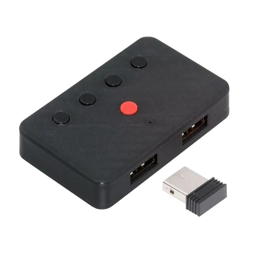 LORDWORLD LORDWORLD USB Wired to Wireless Keyboard Mouse Converter 2.4G BT 8-Device Switch — product photo