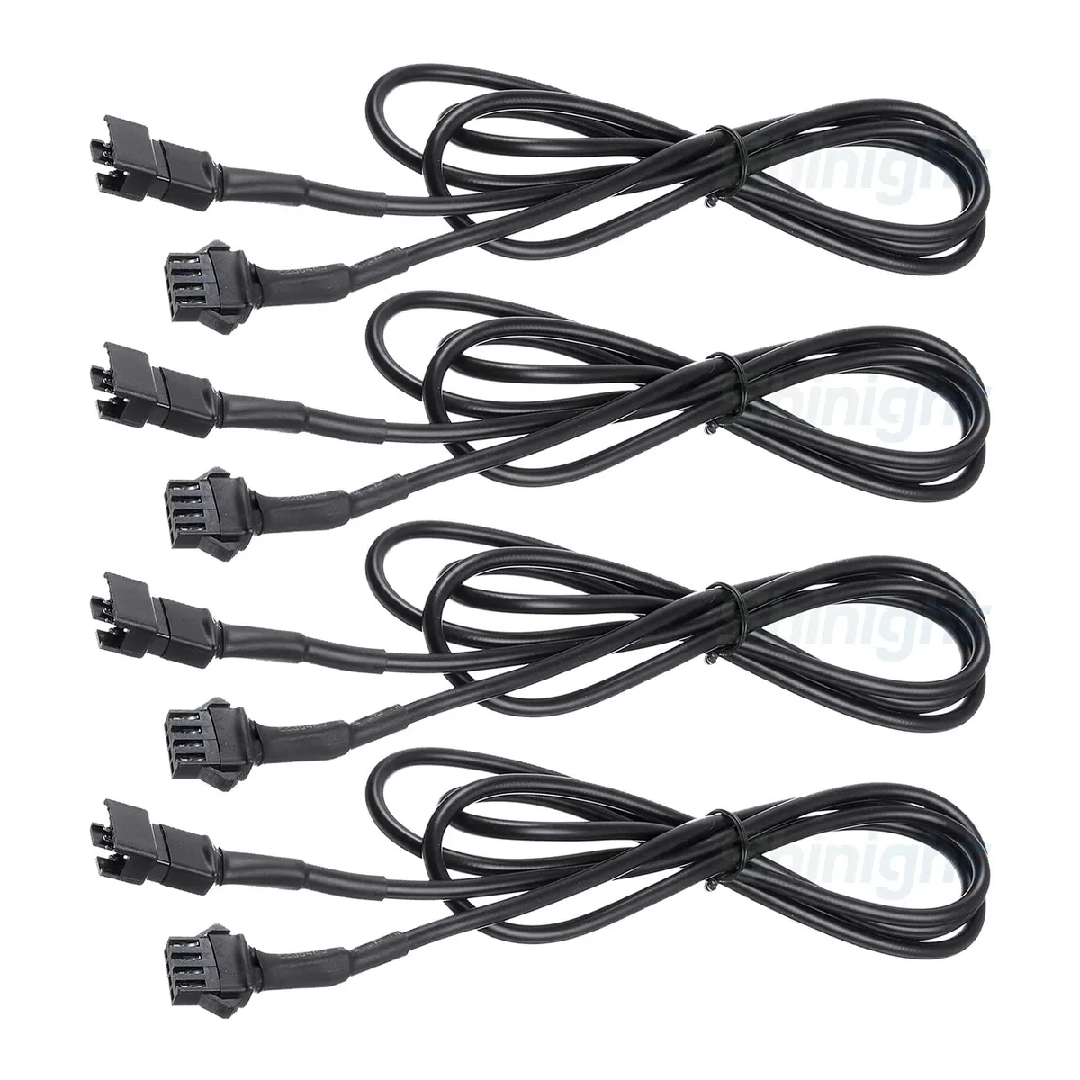  4 PCS 47 in RGB LED Extension Cords for 5050 SMD Neon Accent Kits — product photo