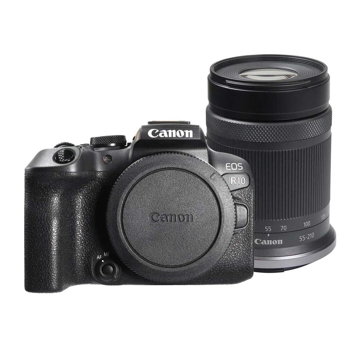 Canon Canon EOS R10 Compact Mirrorless Camera with RF-S 55-210mm f/5-7.1 IS STM Lens — product photo