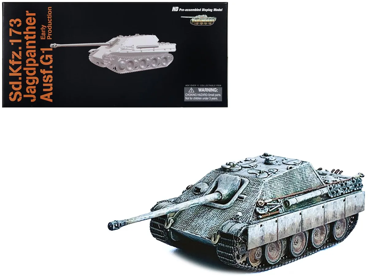 Dragon Models Dragon Models Germany Sd.Kfz.173 Jagdpanther Ausf.G1 Early Production 1/72 hobby collectible — product photo