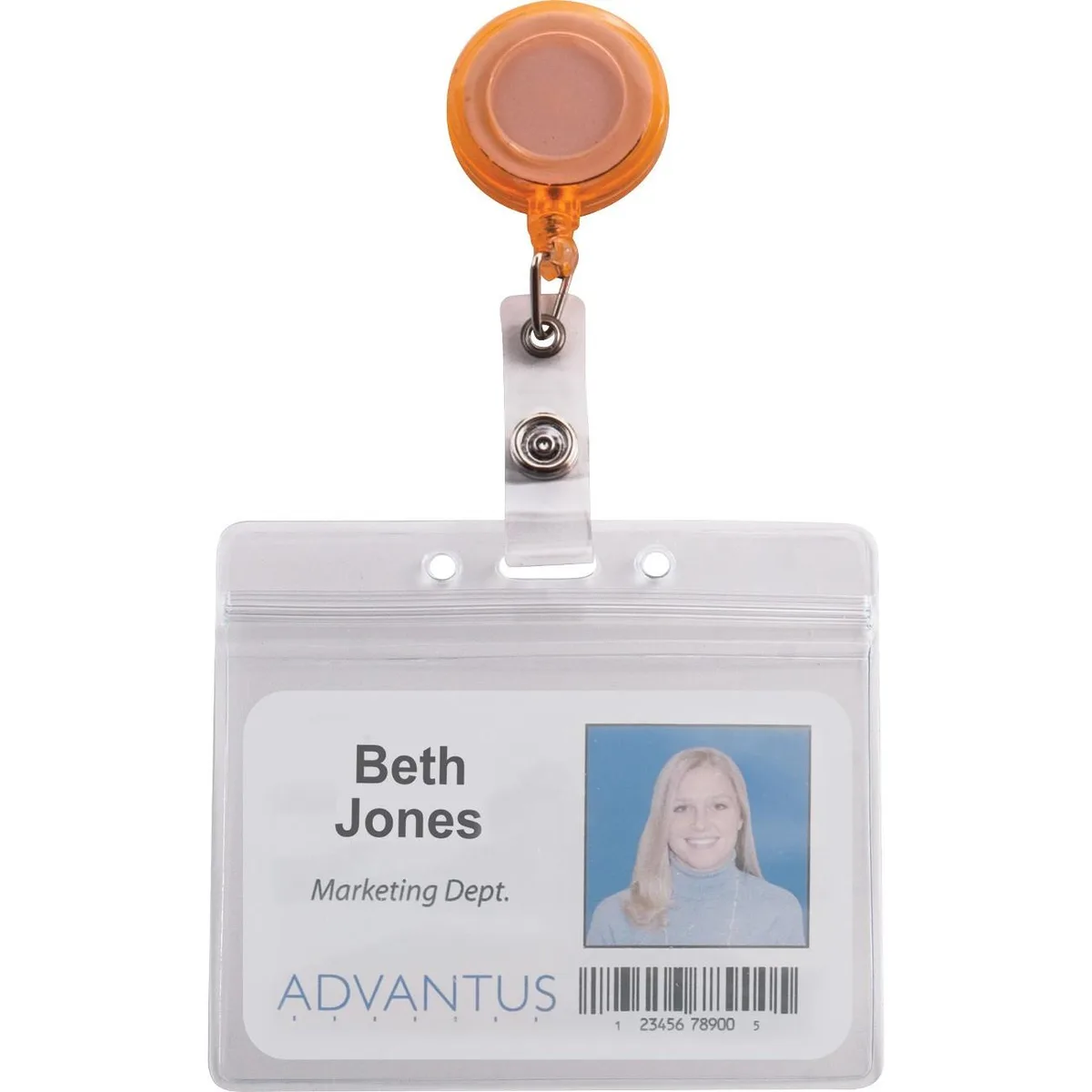 Advantus Advantus 91161 4-Color Neon ID Card Reels 20 Pack — product photo