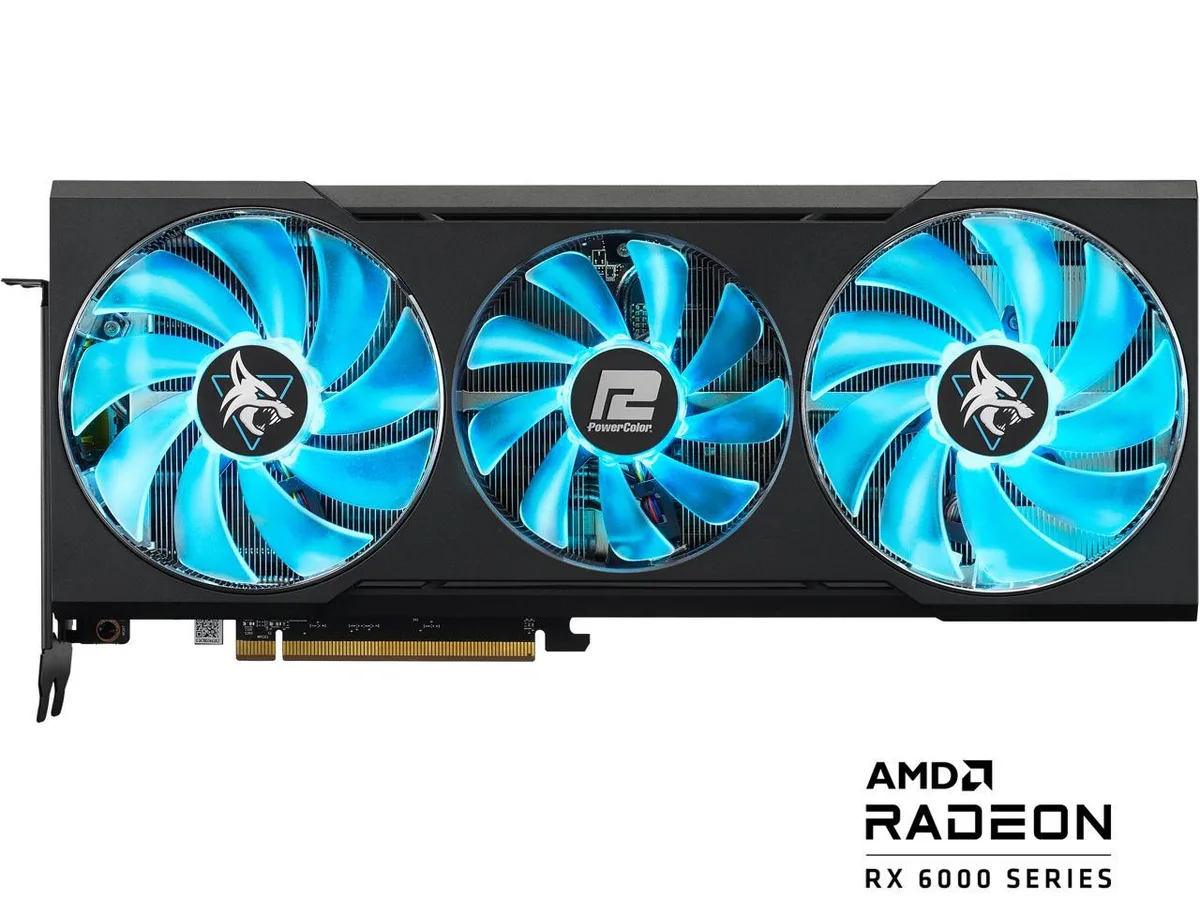 PowerColor PowerColor Hellhound Radeon RX 6700 XT 12GB graphics card — product photo