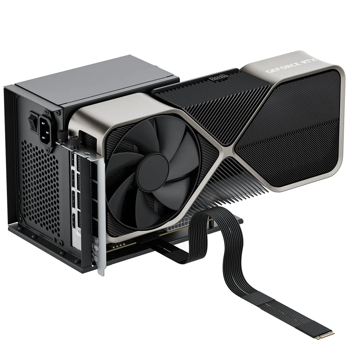 LORDWORLD LORDWORLD PCIe 5.0 x4 128Gbps eGPU Dock 50cm — product photo