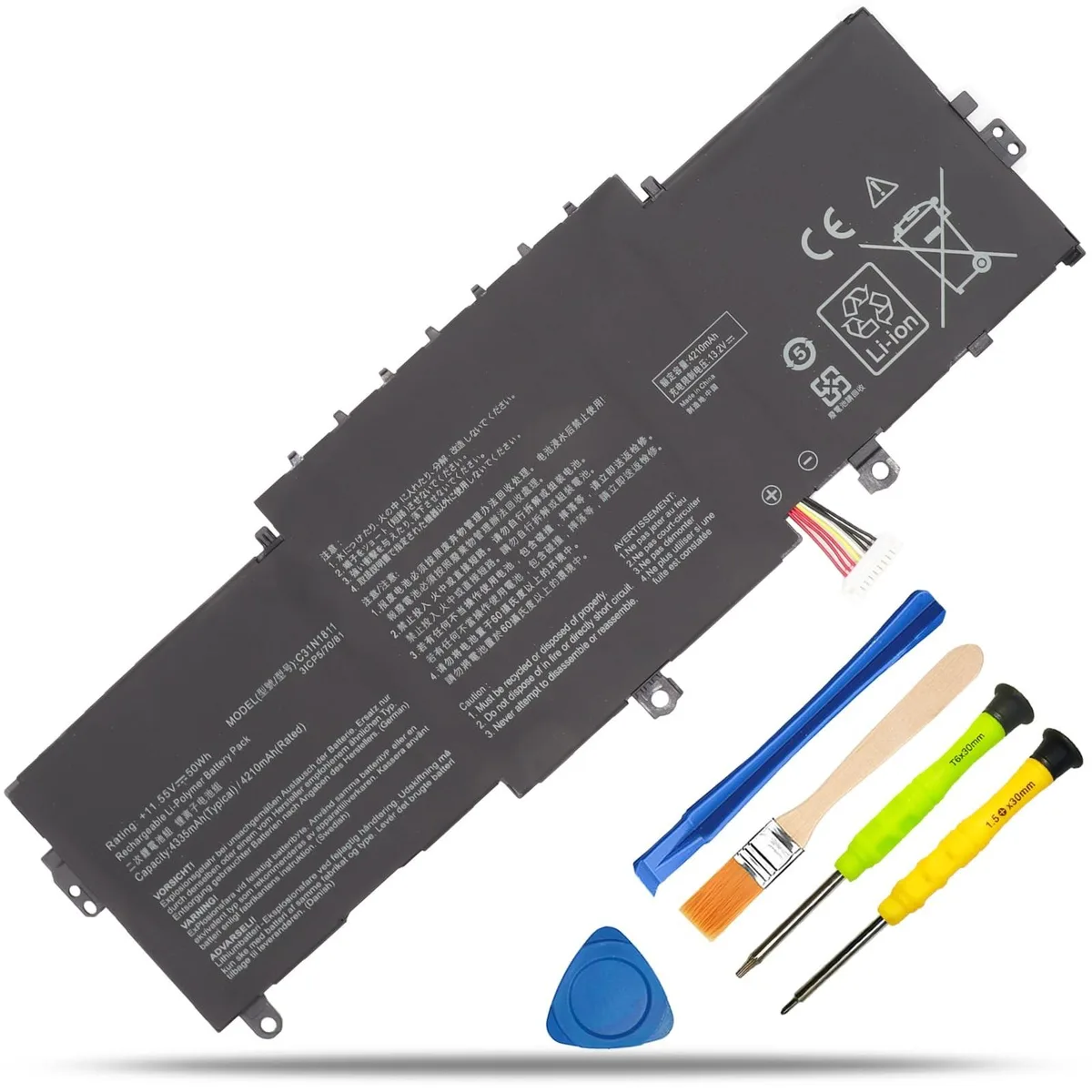 ARENTI ARENTI C31N1811 11.55V 50Wh 4335mAh 2 in 1 Accessory — product photo