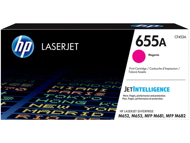 HP HP CF453A 655A Magenta Toner Cartridge ~10,500 pages — product photo