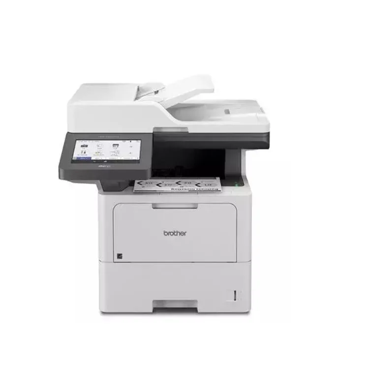 Large white office laser all-in-one with flatbed scanner and document feeder