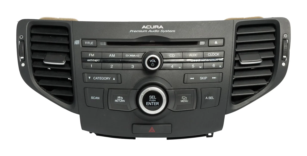 1 Factory Radio 1 Factory Radio 39100-TL2-A000 AM FM Receiver Single Disc CD Player 2009-2010 Acura TSX — product photo