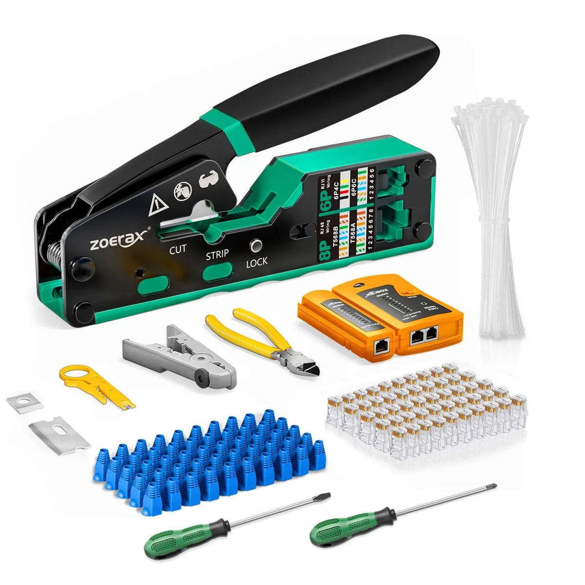 Red hand rivet nut setter kit in case