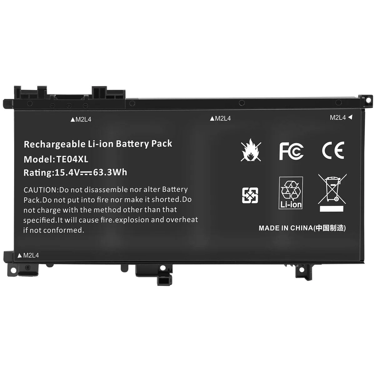 HP HP Omen 15-AX laptop battery 15.4V 63.3Wh 4-cell — product photo