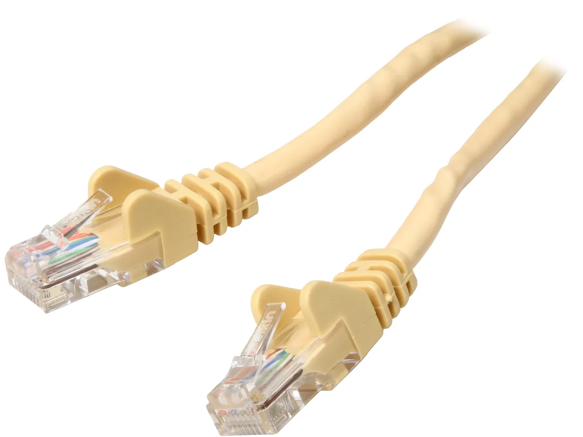 Belkin Belkin A3L791-05-YLW-S network ethernet cable Cat5e 5 ft yellow — product photo