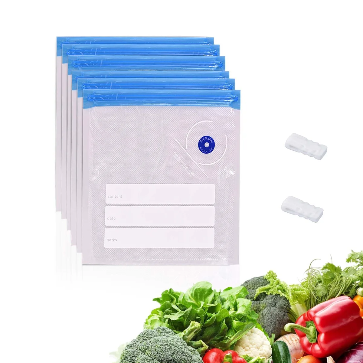  FoodSaver NexLevVac 24PCS 8"X9" Vacuum Zipper Sealer Bag — product photo