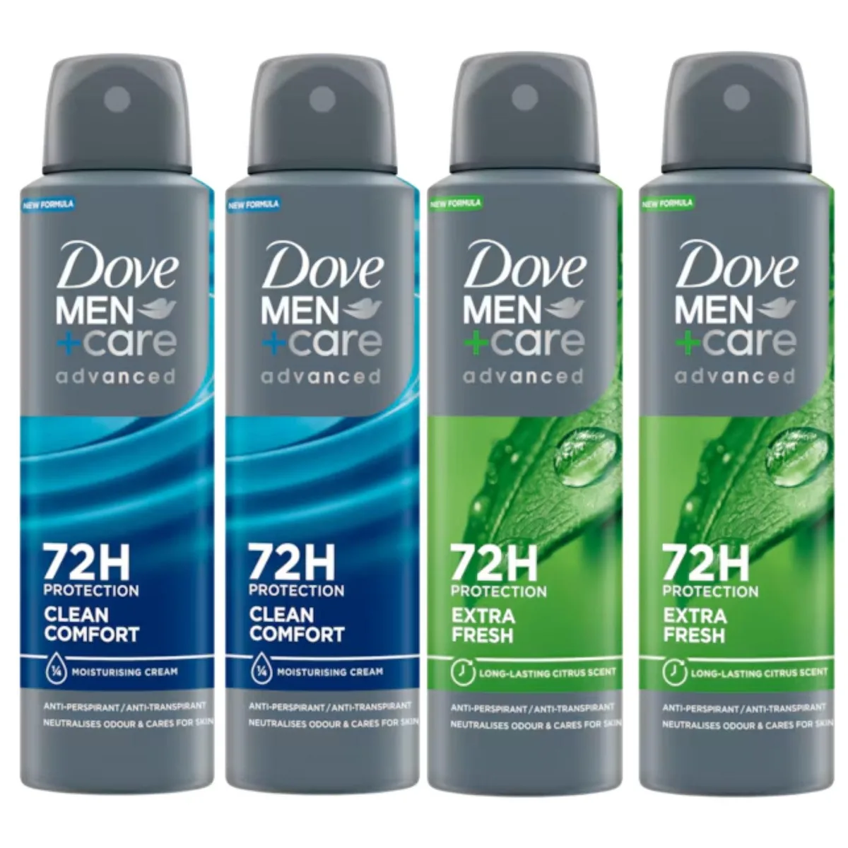 Dove Dove SP-53586981028158 Men+Care Advanced Spray Variety Pack 4×150 ml skin care — product photo