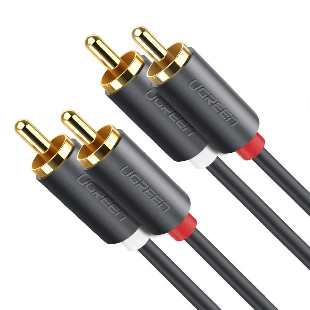 LUOM LUOM AV-104 2RCA Male to 2RCA Male Stereo Audio Cable 10 ft — product photo