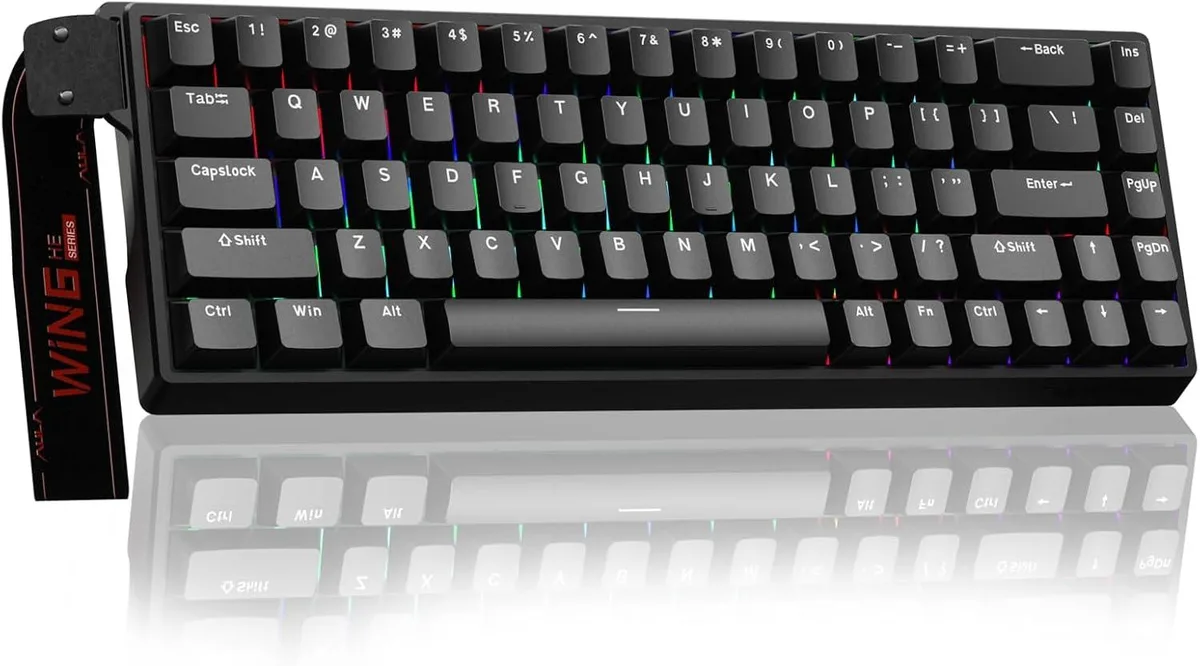 TUKO TUKO WIN68 HE 60% Hall Effect Gaming Keyboard 8000Hz Black — product photo