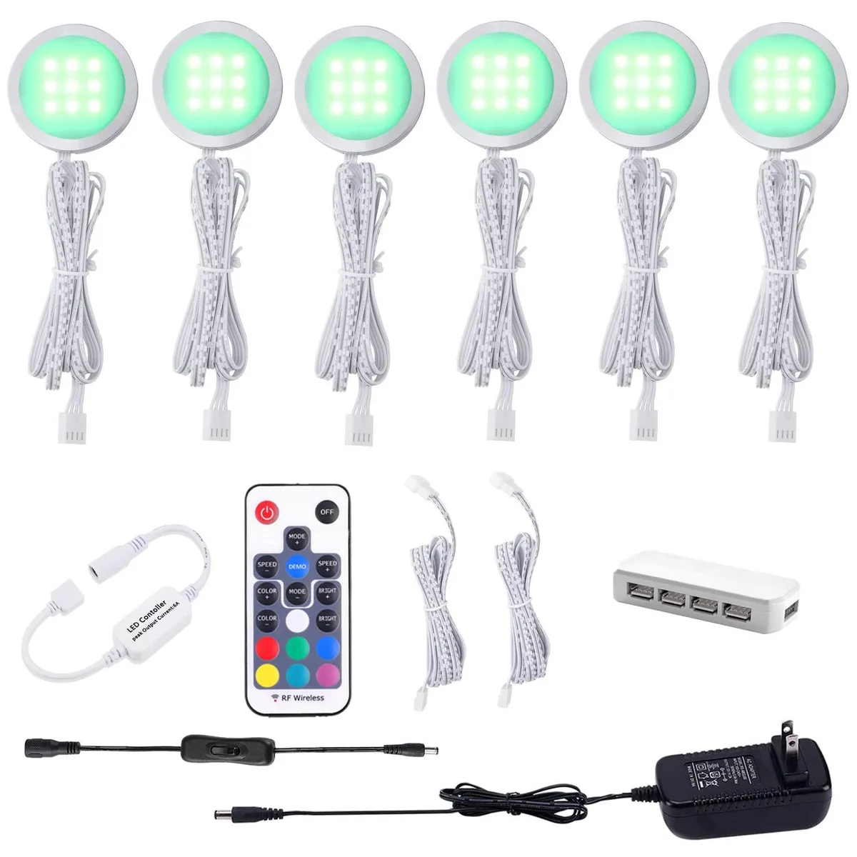  AIBOO YK-300000160 6 LED Under Cabinet Lights 12 V 20 W — product photo