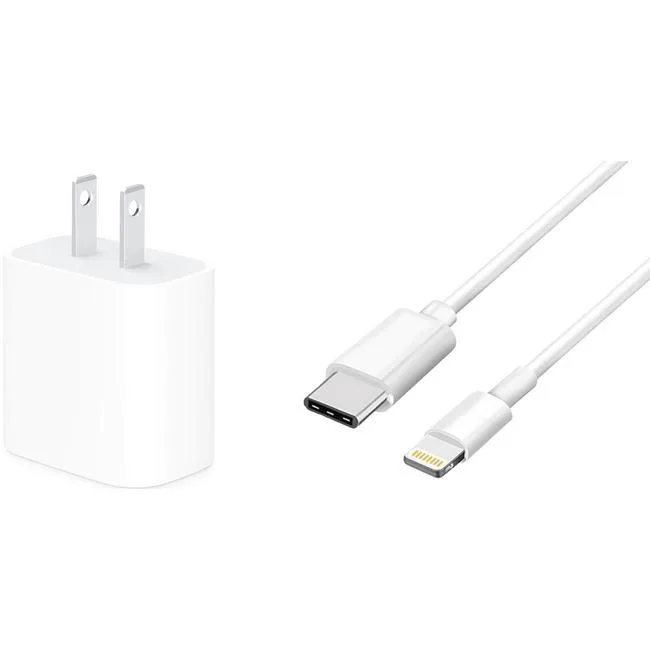4XEM 4XEM 4XIPHN12KIT3 20W USB-C Power Adapter 3ft Lightning Cable Kit — product photo