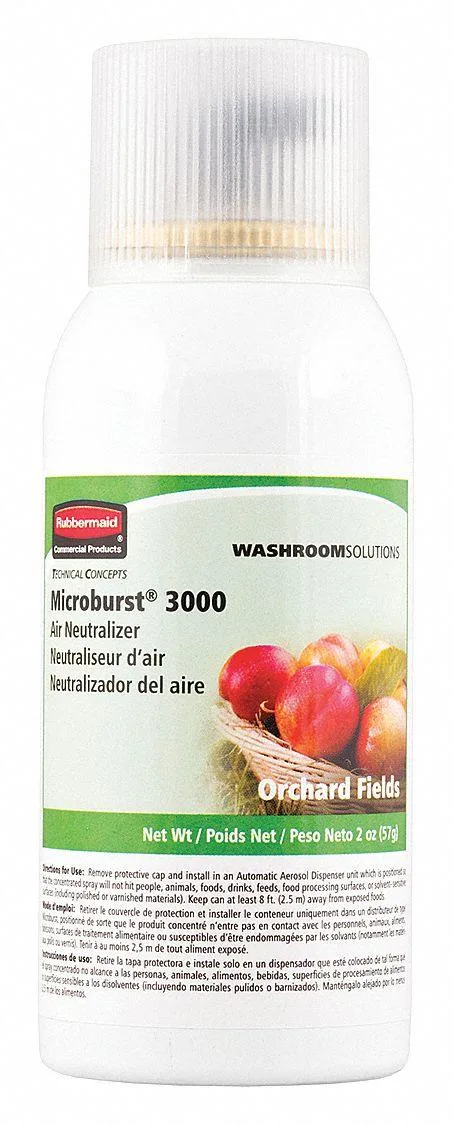 Rubbermaid Commercial Rubbermaid Commercial FG4012561 Aerosol Air Freshener Refill White 2.6oz PK12 — product photo
