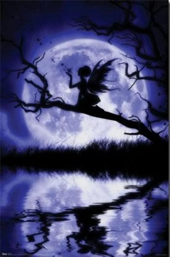 Bella Luna poster print 22 by 34 inches on heavy paper rolled in tube