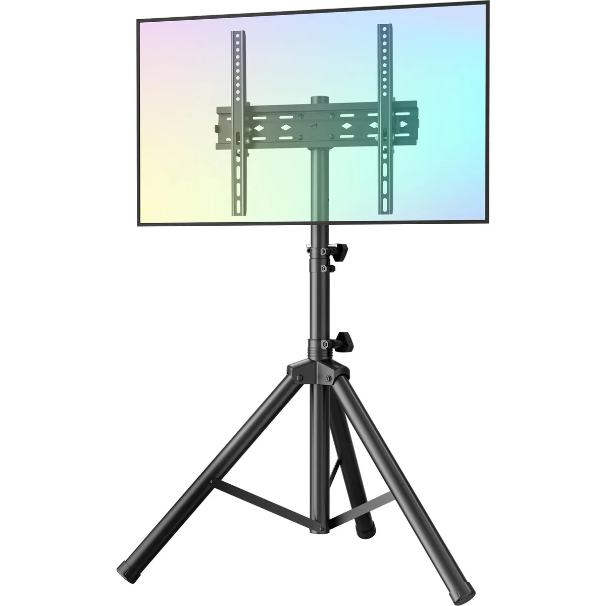 Barrow Mods Barrow Mods Portable Tripod TV Stand 26-75 inch 15 Tilt 100lbs VESA 600x400mm 2 in 1 accessory — product photo