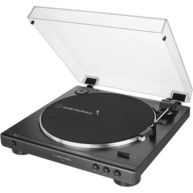 Audio-Technica Audio-Technica AT-LP60X-BK fully automatic belt-drive turntable, black — product photo