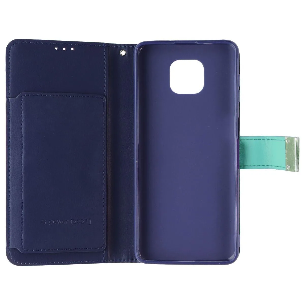 Mybat Mybat MyJacket Wallet Folio Case Motorola Moto G Power (2021) Teal — product photo