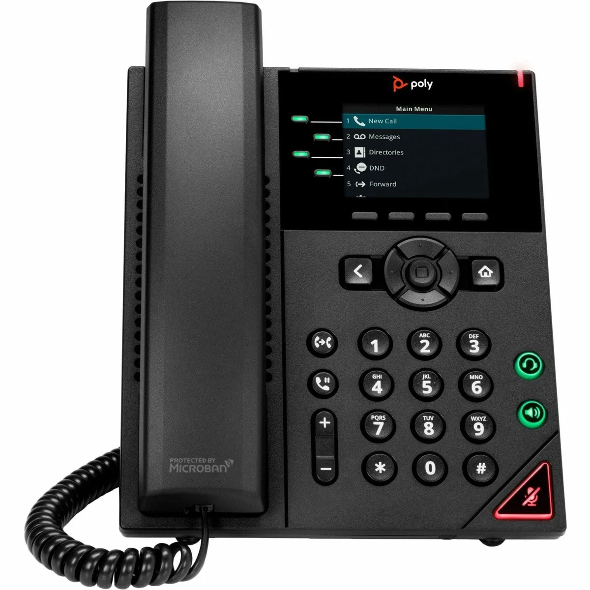 POLY POLY 89B64AA#ABA VVX 250 4-Line VoIP Phone 2.8" Display PoE — product photo