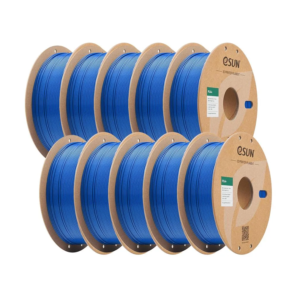 eSUN eSUN PLA+ Filament 1.75mm Blue 10 Spool Pack — product photo