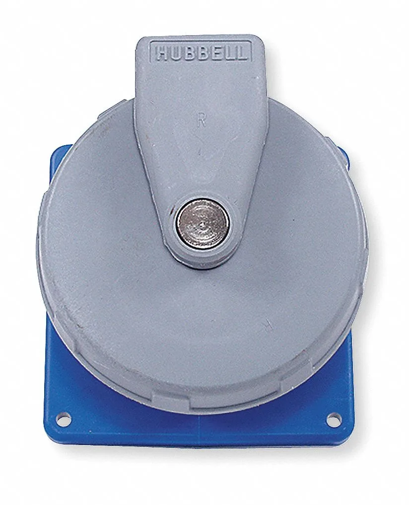 Hubbell Incorporated Hubbell Incorporated IEC Pin and Sleeve Receptacle 60A 208V HBL560R9W — product photo