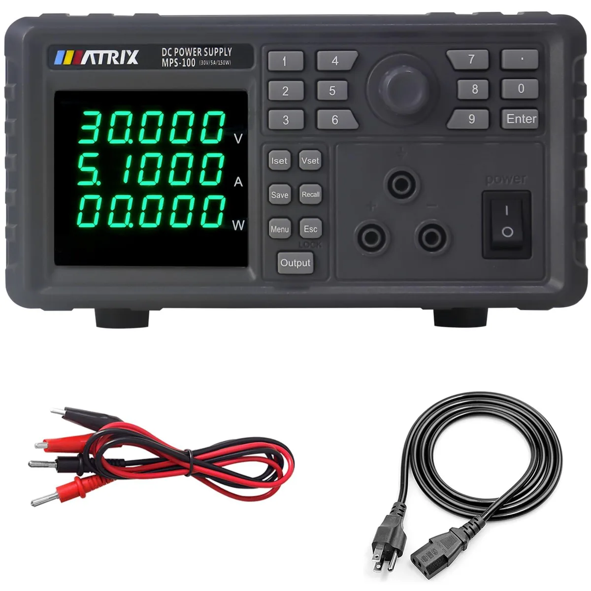 Matrix Matrix MPS-100 30V 5A 150W linear DC power supply — product photo