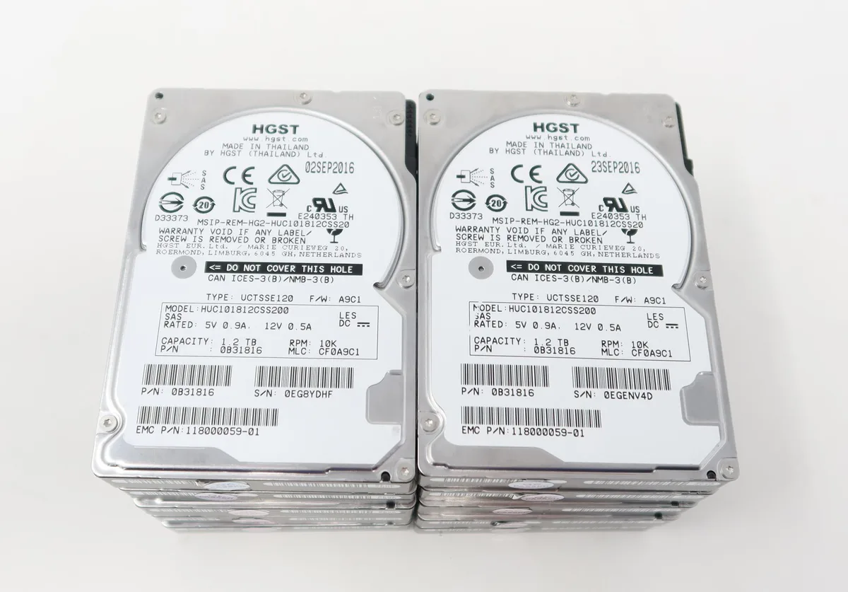HGST HGST HUC101812CSS200 1.2TB 10000RPM SAS 2.5" internal hard drive — product photo