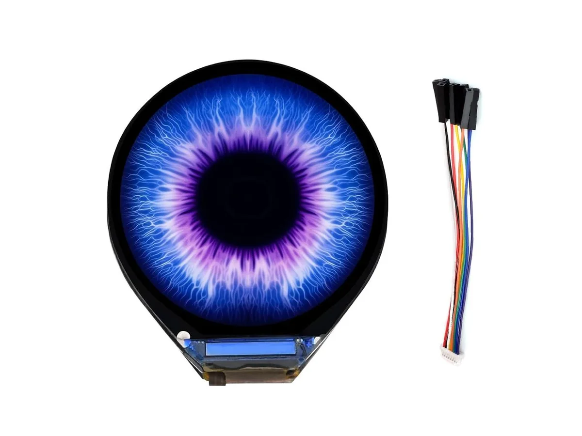 LORDWORLD LORDWORLD 0.71inch Round LCD Display Module 160×160 65K Colors SPI — product photo