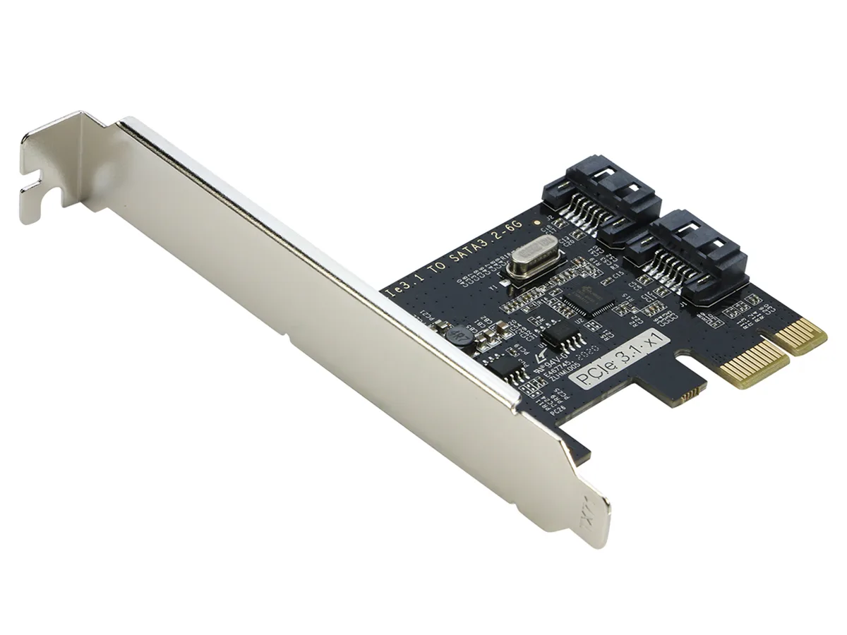 RIITOP RIITOP 2 Port SATA III 6.0 Gbps PCIe Controller Card — product photo