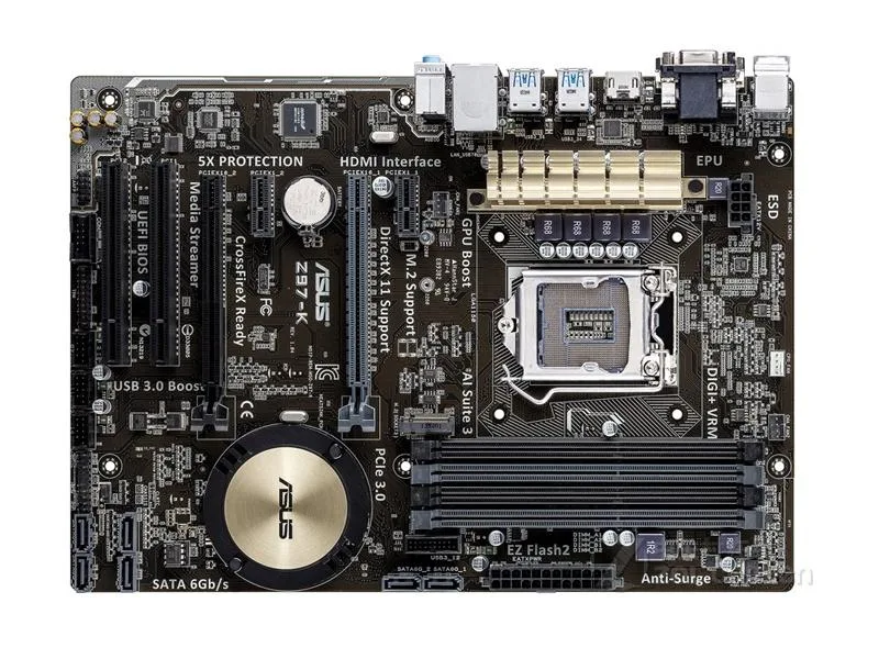 ASUS ASUS Z97-K Intel motherboard LGA 1150 Z97 DDR3 32GB ATX — product photo