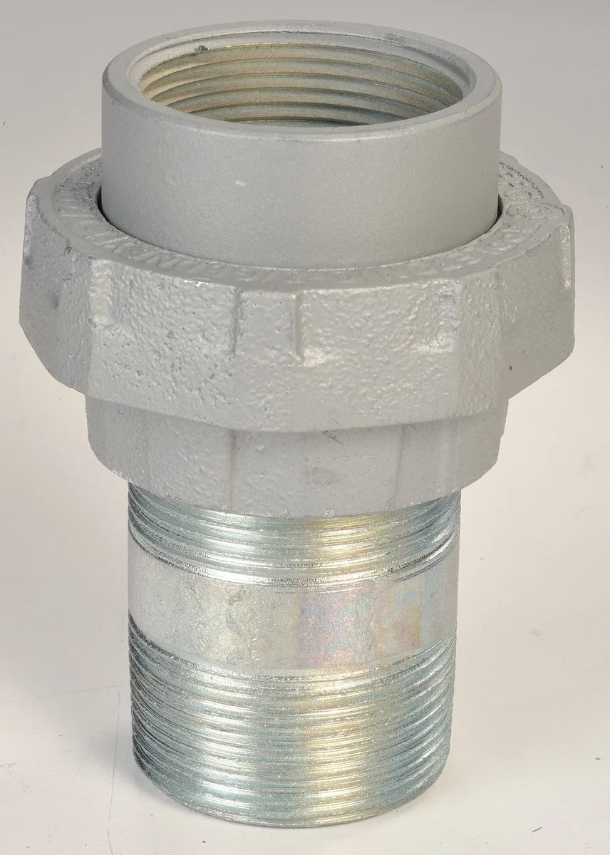Powder-coated aluminium conduit union, 400 trade size