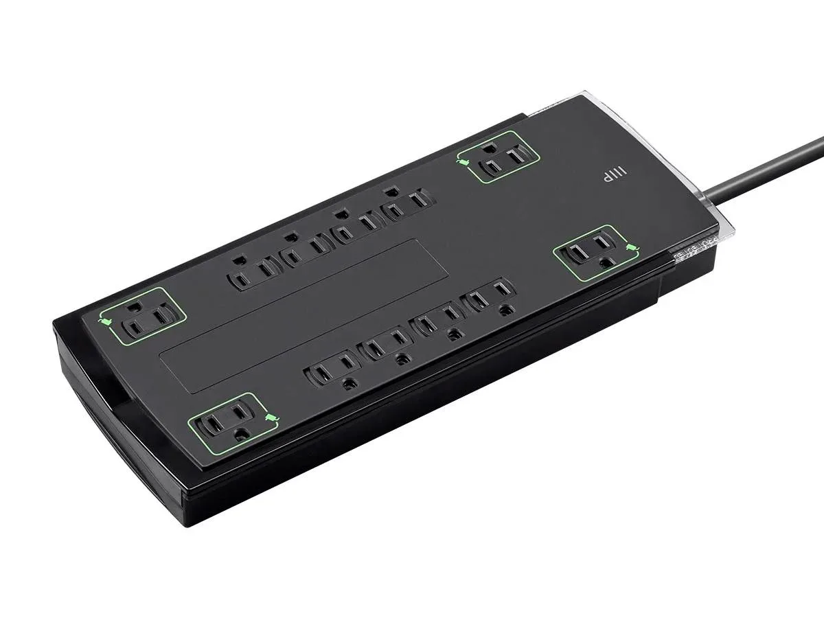 Monoprice Inc. Monoprice 115870 12 Outlet Surge Protector 10ft 4230 Joules — product photo